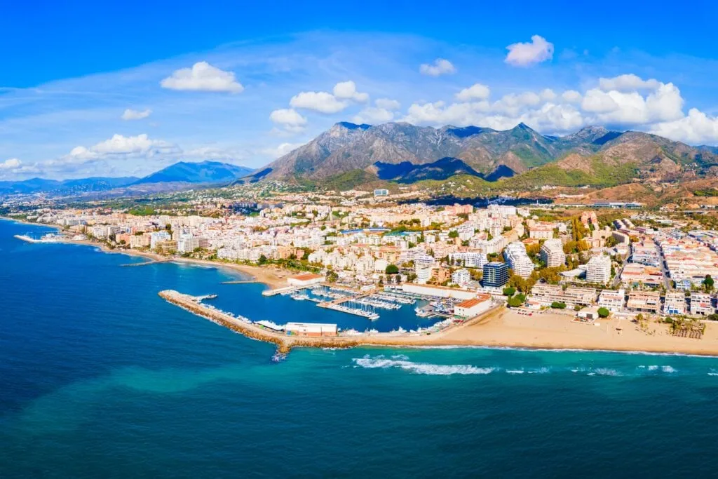 Marbella und die Costa del Sol aus der Luft