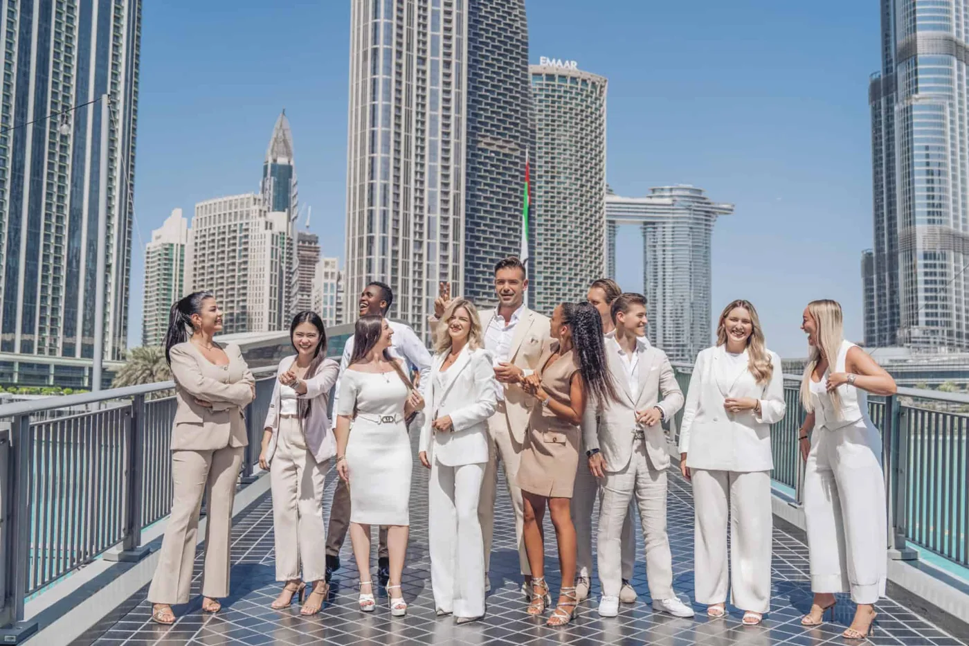 Das Team von Canaletto Sky in Dubai