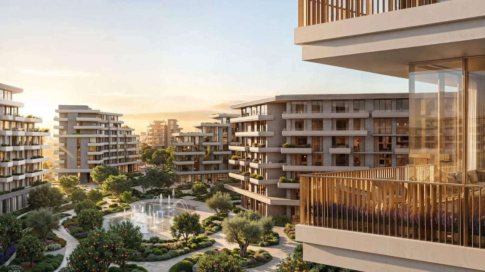 Rendering des Projekts The Yards by Beyond in City of Arabia, Dubai